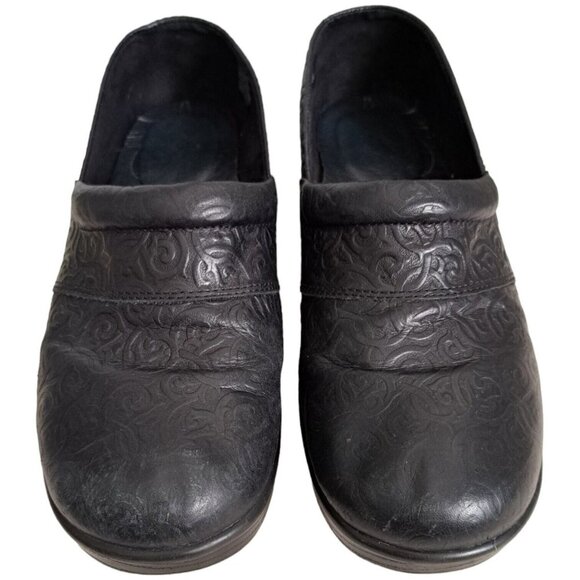 Abeo‎  'Flora'  Black Leather Professional Clogs Comfort Size 8.5 N - Picture 3 of 10